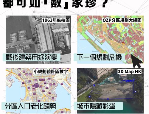 【「據」為己用】任何城中舊事風貌設施到地區變化　都可以如「數」家珍？