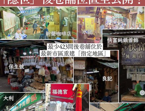 【巷巷宜談】全港九舊區663間「隱世」後巷舖位置全公開！